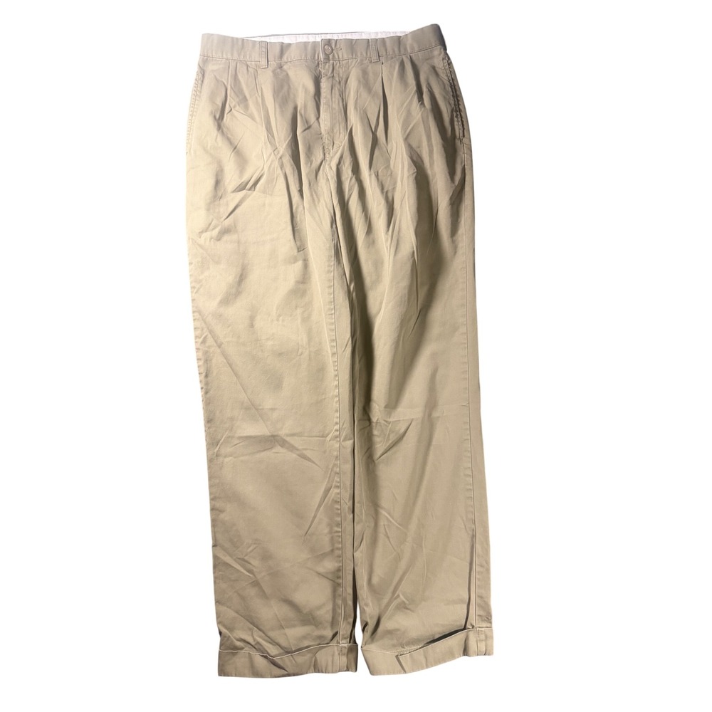 Vintage Polo Ralph Lauren Hammond Pant Pleated Baggy chino 33x31 Cotton